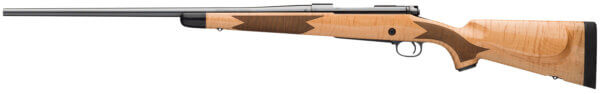 Winchester Repeating Arms 535218212 Model 70 Super Grade 243 Win 5+1 22″ Free-Floating Barrel  Polished Blue Steel Receiver  Controlled Ejection  Gloss AAAA Maple Stock w/Ebony Forearm Tip & Shadowland Cheekpiece  Pachmayr Decelerator Recoil Pad