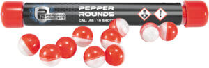 UMAREX T4E P2P .68 CAL. PEPPER BALL RED/WHITE 10-PACK