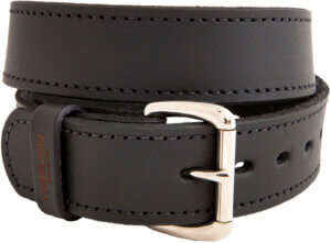 VERSACARRY DOUBLE PLY LEATHER BELT 46X1.5 HEAVY DUTY BLK<