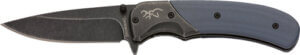 Browning 3220355 Tactical Hunter 3.25″ Folding Modified Drop Point Plain 9Cr18MoV SS Blade/Mossy Oak Bottomland Stainless Steel Handle Includes Pocket Clip