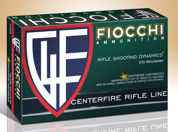 Fiocchi 270SPB Field Dynamics Rifle 270 Win 130 gr Pointed Soft Point (PSP) 20rd Box