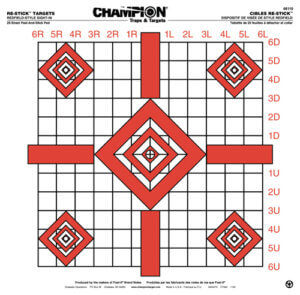 CHAMPION RE-STICK REDFIELD SIGHT IN SELF-ADHESIVE 25-PACK