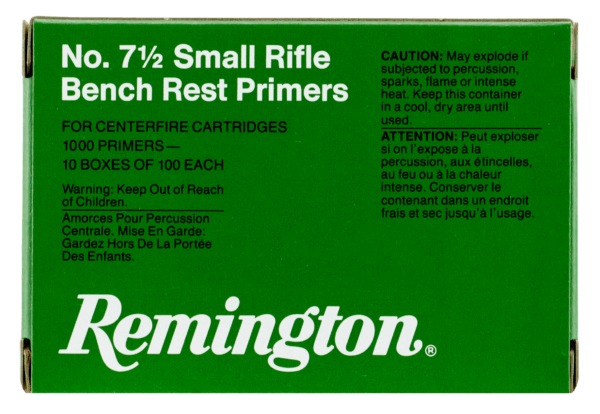 Remington Ammunition 22628 Centerfire Primers Benchrest Small Rifle Rifle