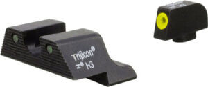 TRIJICON NIGHT SIGHT SET HD XR YELLOW OUTLINE FOR GLOCK 21