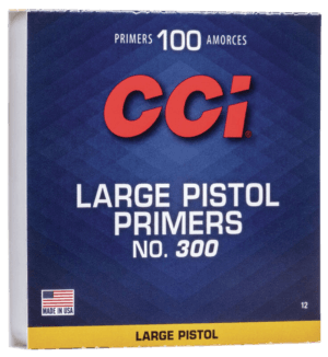 CCI 0012 Standard Pistol No. 300 Large Pistol Multi Caliber Handgun/ 1000 Per Box