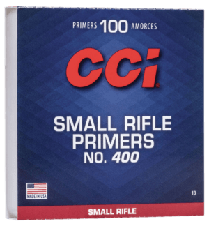CCI 0013 Standard Rifle No. 400 Small Rifle Multi Caliber/ 1000 Per Box