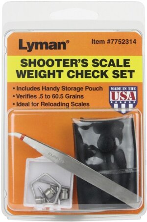 LYMAN SHOOTER’S SCALE WEIGHT CHECK SET