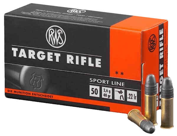 RWS/Umarex 2132478 Target Rifle Sport Line 22 LR 40 gr Lead Round Nose (LRN) 50rd Box