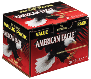 Federal AE45A50 American Eagle Handgun 45 ACP 230 gr Full Metal Jacket (FMJ) 50rd Box