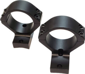 TRADITIONS RINGS TACTICAL 1 4 SCREW EXTRA HIGH MATTE BLACK