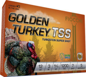 Fiocchi 123TSS9 Golden Turkey TSS 12 Gauge 3″ 1 5/8 oz 9 Shot 5rd Box