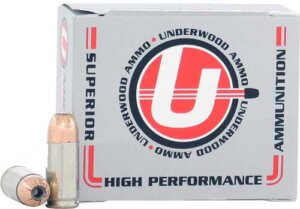 UNDERWOOD 9MM LUGER +P+ 147GR 20RD 10rd Box BONDED JHP