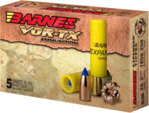 BARNES SLUG 20GA 2.75 250GR 5RD 20rd Box EXPANDER TIPPED