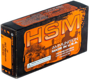 HSM 357 MAXIMUM 158GR JHP 20RD 25rd Box