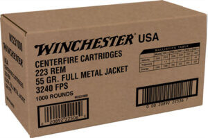 WINCHESTER USA 223 CASE LOT 600RD 55GR FMJ