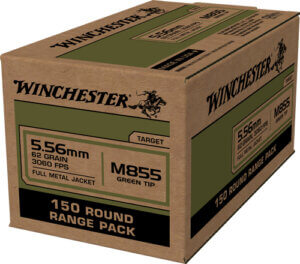 WINCHESTER USA 5.56X45 CASE LOT 800RD 55GR FMJ