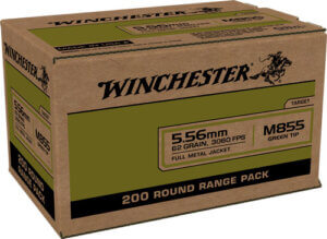 WINCHESTER USA 5.56X45 62GR 300RD AMMO CAN GREEN TIP