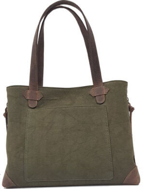 VERSACARRY CONCEAL CARRY PURSE CANVAS CAMO TOTE STYLE<