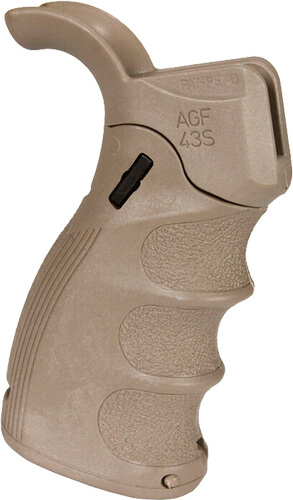 ADAPTIVE TACTICAL AT01900 Lightweight Tactical Grip (LTG) Skeletonized Black Polymer 25 Degree Grip Angle Fits AR Platform