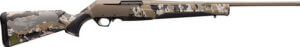 Browning 031072218 BAR MK3 Stalker 308 Win 4+1 22″ Smoked Bronze Cerakote Fluted Barrel & Receiver  Ovix Camo w/Fixed Overmolded Grip Paneled Stock