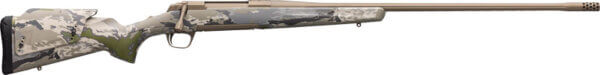 Browning 035557229 X-Bolt Speed Long Range 300 Win Mag 3+1 26″ Fluted Sporter Smoked Bronze Barrel/Rec OVIX Camo Stock with Adjustable Comb Muzzle Brake Extended Bolt Handle
