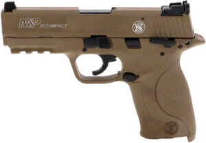 S&W M&P22 COMPACT .22LR 3.65 AS 10 SHOT W/SAFETY FDE