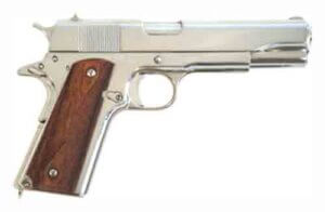 CIMARRON 1911A1 .45ACP 5 FS 8-SHOT POLISHED NICKEL WALNUT