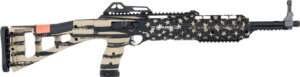 Hi-Point 4595TSFLG 4595TS Carbine 45 ACP 17.50″ 9+1 American Flag Skeletonized Stock Adjustable Sights