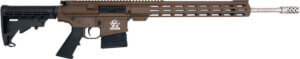 GLFA AR10 RIFLE 6.5CM 20 S/S BBL 10-SHOT BUCK BROWN