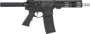 Great Lakes Firearms GL15223SSPBLK AR-15 Pistol 223 Wylde 30+1 7.50″ Stainless Barrel Black 7″ M-LOK Handguard Buffer Tube (No Brace) A2 Grip