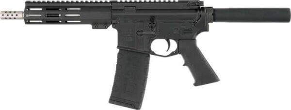 Great Lakes Firearms GL15223SSPBLK AR-15 Pistol 223 Wylde 30+1 7.50″ Stainless Barrel Black 7″ M-LOK Handguard Buffer Tube (No Brace) A2 Grip