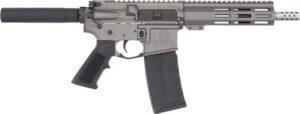 Great Lakes Firearms GL15223SSPTNG AR-15 Pistol 223 Wylde 30+1 7.50″ Stainless Barrel Tungsten Rec 7″ M-LOK Handguard Buffer Tube (No Brace) Black A2 Grip