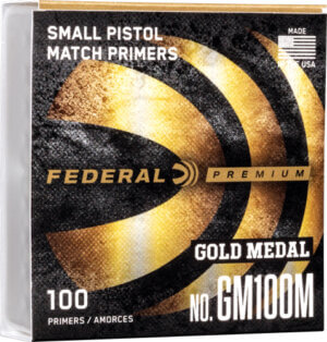 FED PRIMERS- SMALL PISTOL GOLD MEDAL MATCH 5000PK