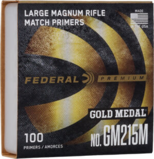FED PRIMERS- LARGE RIFLE GOLD MEDAL MATCH 5000PK