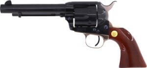 Cimarron MP400B1402 Pistoleer 357 Mag 6 Shot 4.75″ Blued Rifled Steel Barrel Cylinder Backstrap & Frame Walnut Grip