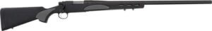 Remington Firearms (New) R84346 700 Varmint SF 6.5 Creedmoor 4+1 26″ Fluted Polished Stainless Barrel/Rec Matte Black Stock with Gray Hogue Overmolded Panels
