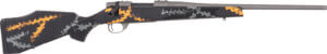 Weatherby VYH7M8RR2B Vanguard Compact Hunter 7mm-08 Rem 5+1 20″  Tungsten Gray Barrel/Rec  Black w/Gray & Orange Sponge Accents Monte Carlo Stock  Accubrake Muzzle Brake