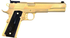 IVER JOHNSON EAGLE XL .45ACP 6 24K GOLD WHITE PEARL