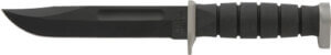 KA-BAR FIGHTER KNIFE 8 STRAIGHT EDGE W/PLASTIC SHEATH