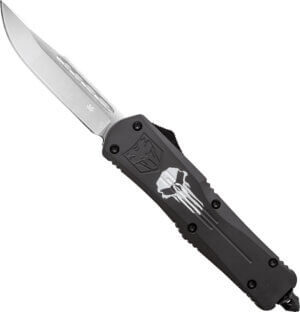 TEMPLAR KNIFE LARGE OTF BLACK RUBBER 3.5 BLACK DAGGER SRRTD