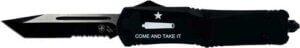 TEMPLAR KNIFE LARGE OTF COME AND TAKE IT 3.5 BLK TANTO SRT