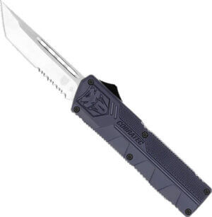 COBRATEC LIGHTWEIGHT OTF NYPD BLUE 3.25 TANTO SERRATED