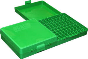 MTM AMMO BOX 9MM LUGER/.380ACP /9X18 200-ROUNDS GREEN