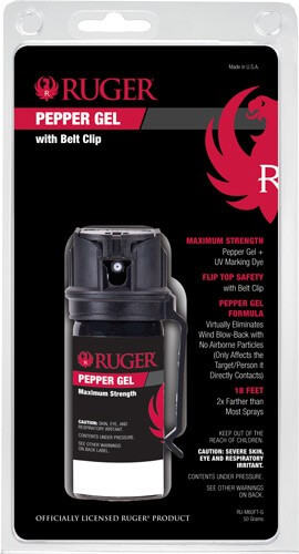 Sabre RUF15P Ruger Flip Top Pepper Gel Range 12 ft 2.5 oz Pink