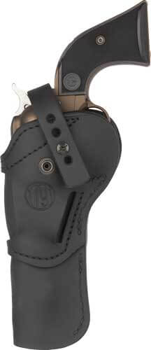 Limbsaver 12562 CrossTech Compact IWB/OWB Black Leather Belt Clip Fits Universal Handgun Belt 1.75″ Wide Ambidextrous