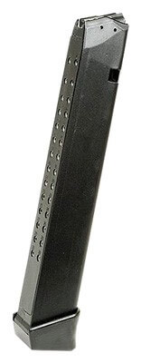 SGM TACTICAL MAGAZINE FOR GLOCK 9MM 33RD BLACK POLYMER