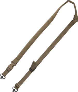 TAC SHIELD SLING TACTICAL 2-POINT QD PADDED COYOTE