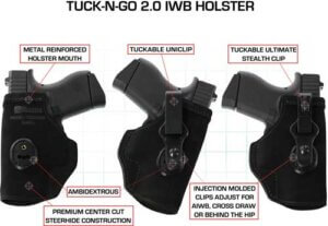 GALCO TUCK-N-GO ITP HOLSTER AMBI LEATHER SIG P290 BLK