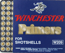 WINCHESTER PRIMERS #209 SHOTSHELL 5000PK-CS LOTS ONLY