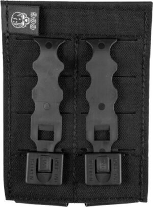 GREY GHOST DOUBLE PISTOL MAGNA MAG POUCH LAMINATE COYOTE BRN
